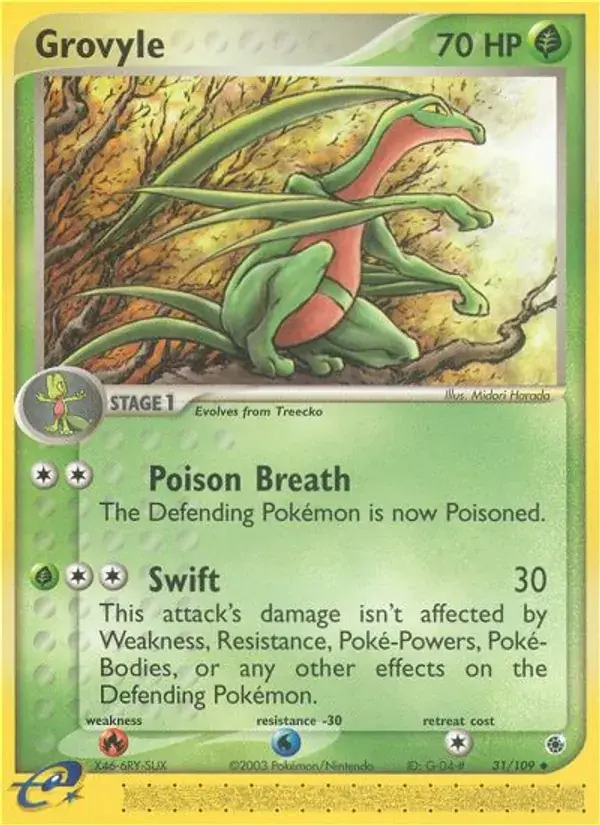 Grovyle - 31/109 - Ruby & Sapphire