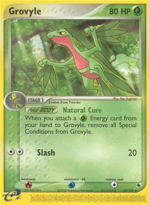 Grovyle - 32/109 - Ruby & Sapphire