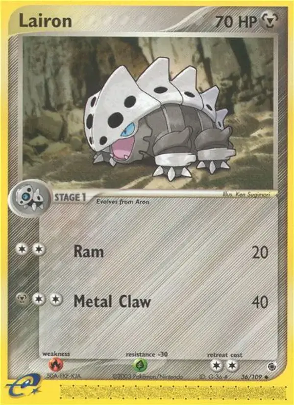 Lairon - 36/109 - Ruby & Sapphire