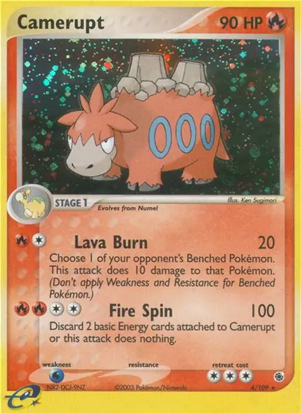 Camerupt - 4/109 - Ruby & Sapphire