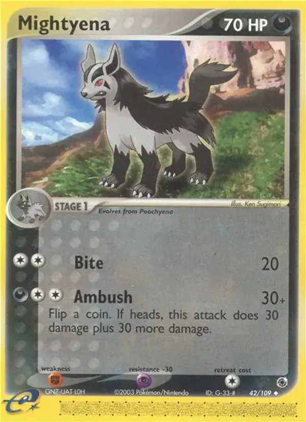 Mightyena - 42/109 - Ruby & Sapphire