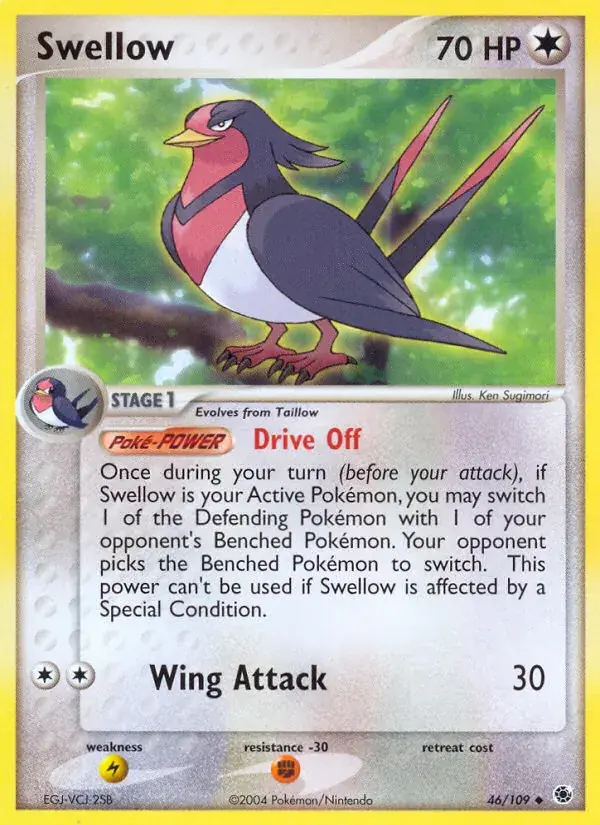 Swellow - 46/109 - Ruby & Sapphire