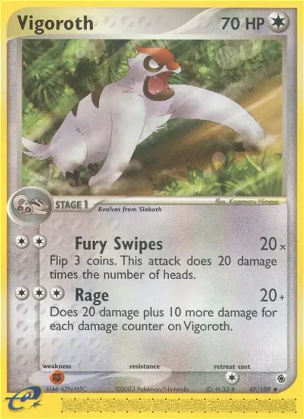 Vigoroth - 47/109 - Ruby & Sapphire