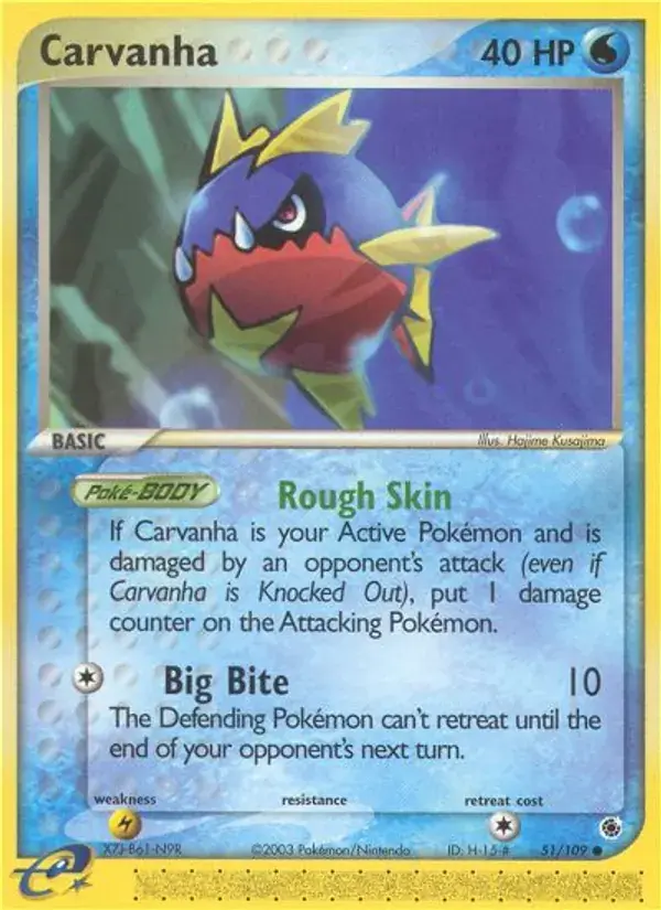 Carvanha - 51/109 - Ruby & Sapphire