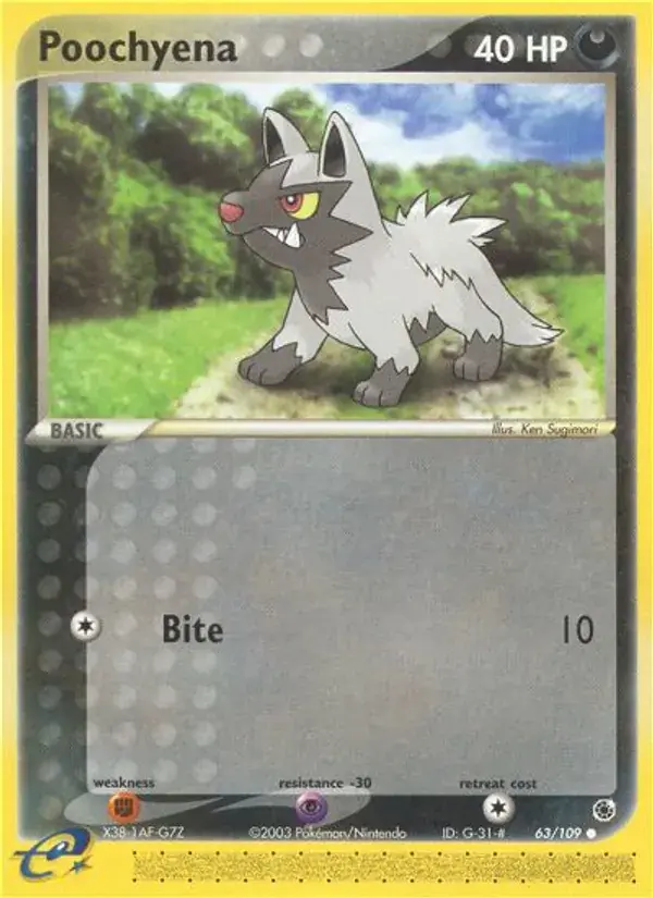 Poochyena - 63/109 - Ruby & Sapphire