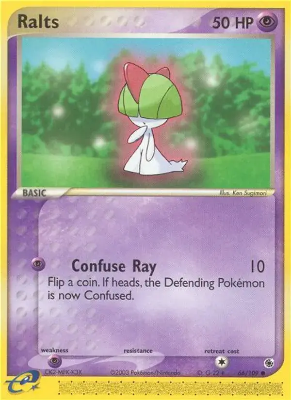 Ralts - 66/109 - Ruby & Sapphire