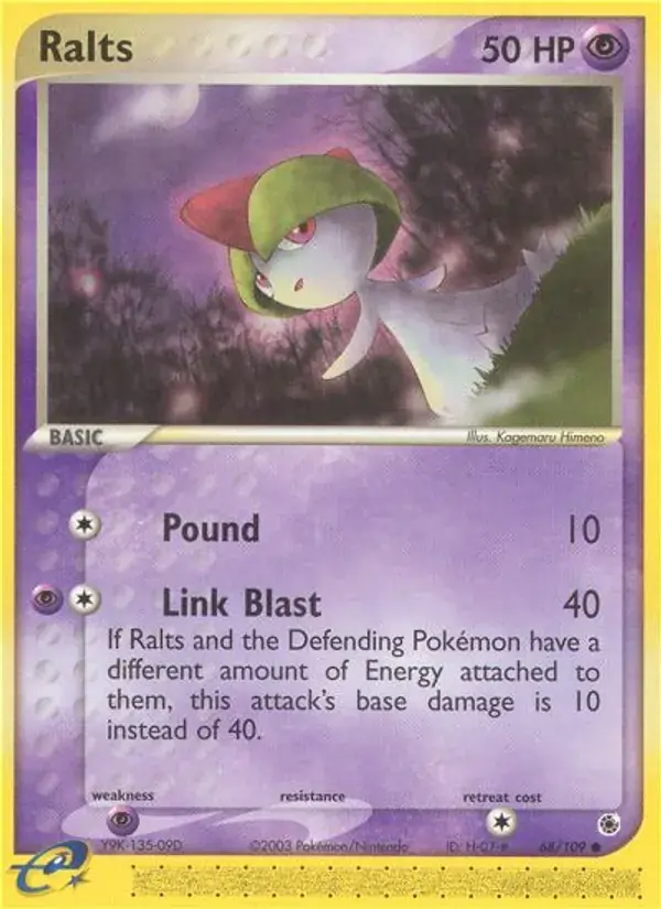 Ralts - 68/109 - Ruby & Sapphire