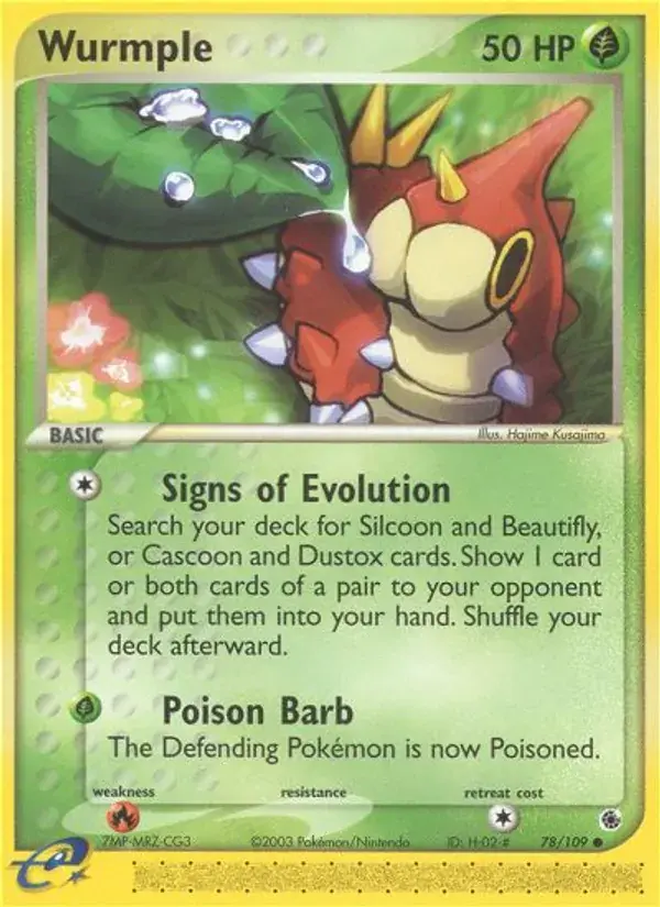 Wurmple - 78/109 - Ruby & Sapphire