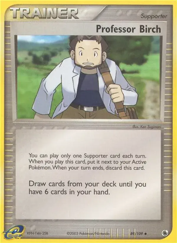 Professor Birch - 89/109 - Ruby & Sapphire