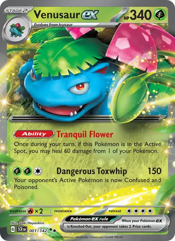 Venusaur ex - 001/175 - Stellar Crown
