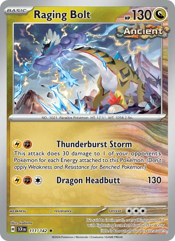 Raging Bolt - 111/175 - Stellar Crown
