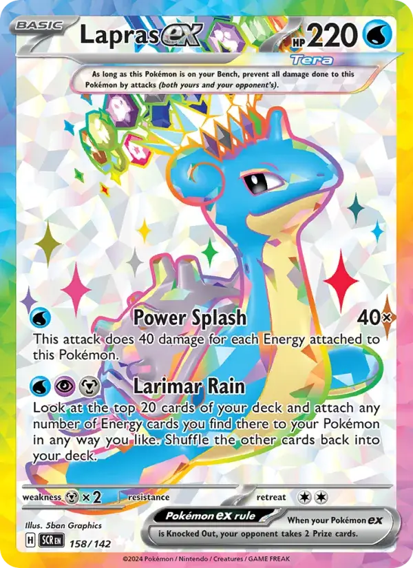 Lapras ex - 158/175 - Stellar Crown