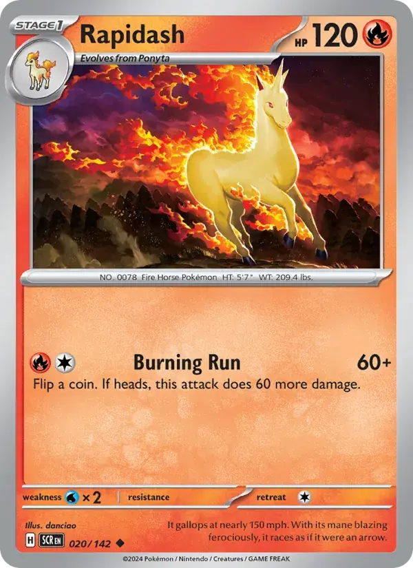 Rapidash - 020/175 - Stellar Crown