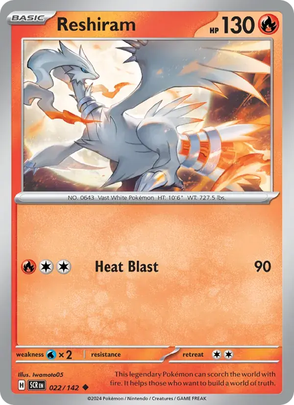 Reshiram - 022/175 - Stellar Crown