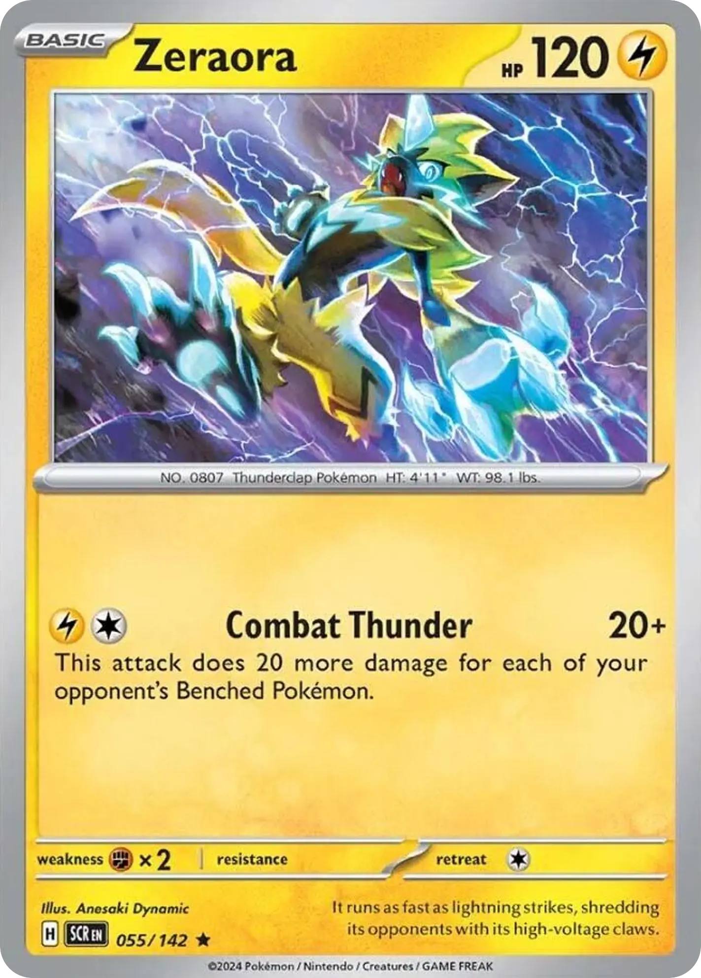 Zeraora - 055/175 - Stellar Crown