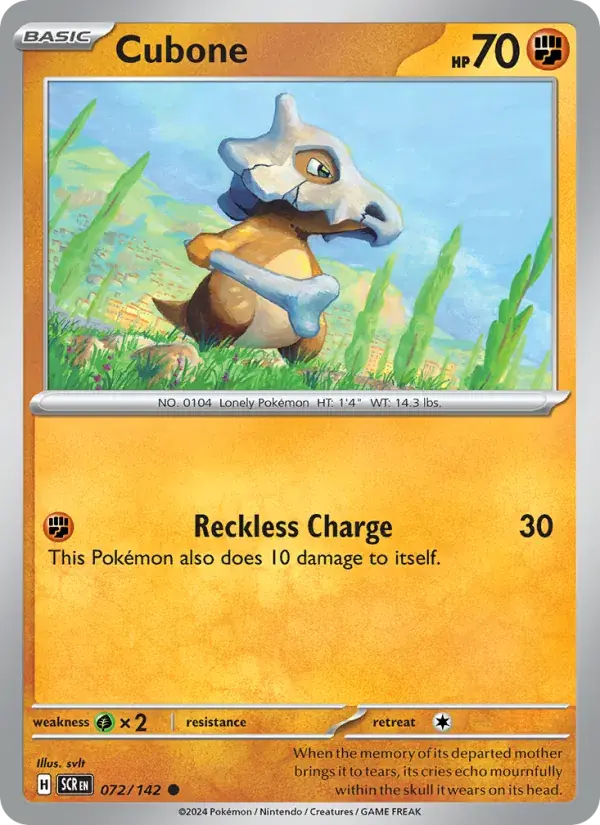 Cubone - 072/175 - Stellar Crown