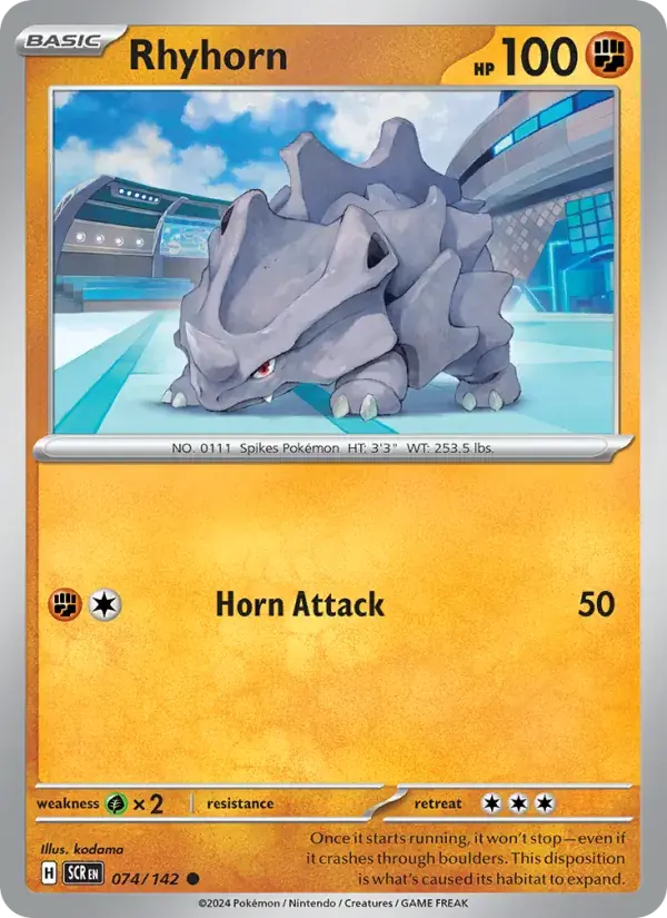 Rhyhorn - 074/175 - Stellar Crown