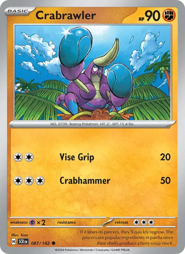 Crabrawler - 087/175 - Stellar Crown