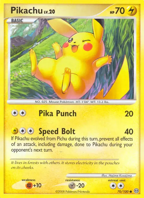 Pikachu - 70/106 - Tempête