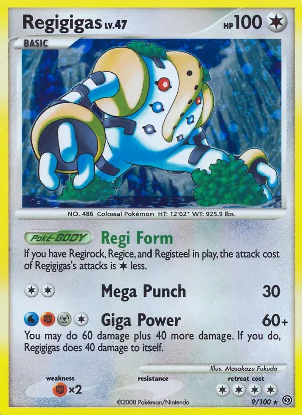 Regigigas - 9/106 - Tempête