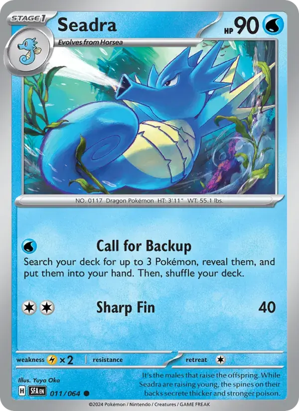 Seadra - 011/099 - Shrouded Fable