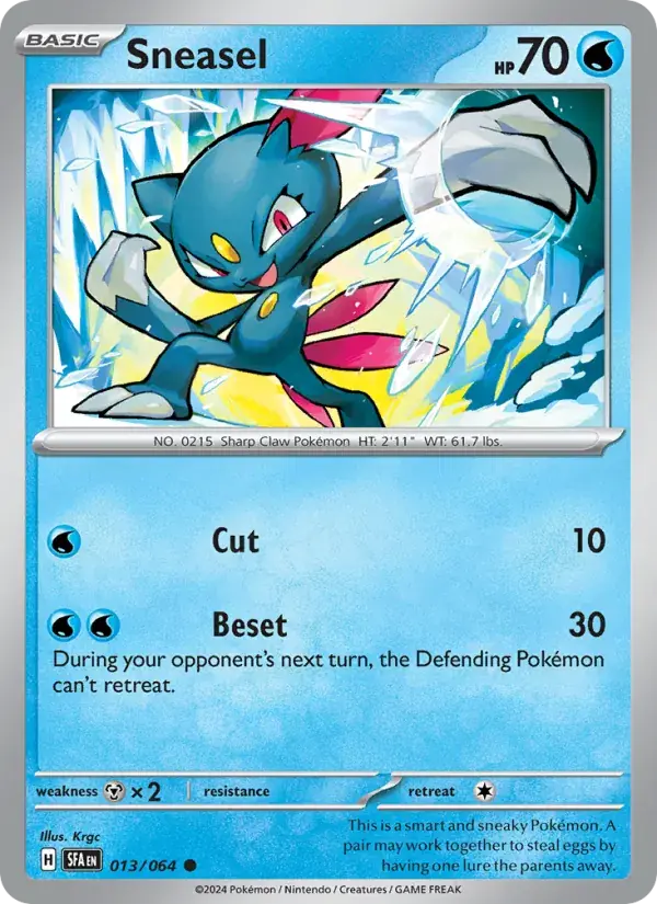 Sneasel - 013/099 - Shrouded Fable