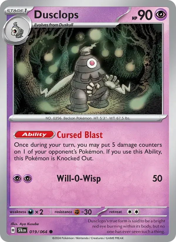 Dusclops - 019/099 - Shrouded Fable