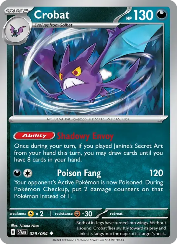 Crobat - 029/099 - Shrouded Fable