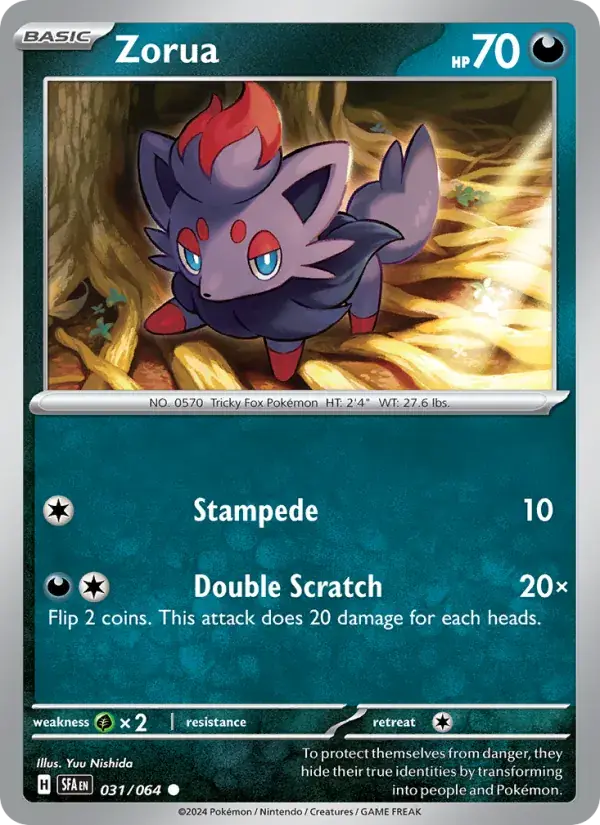 Zorua - 031/099 - Shrouded Fable
