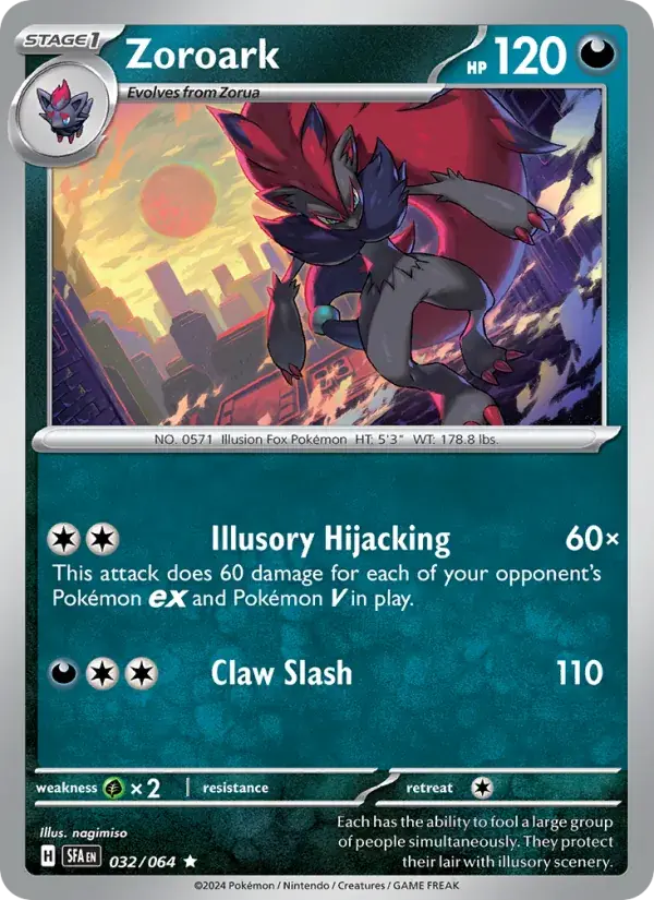 Zoroark - 032/099 - Shrouded Fable