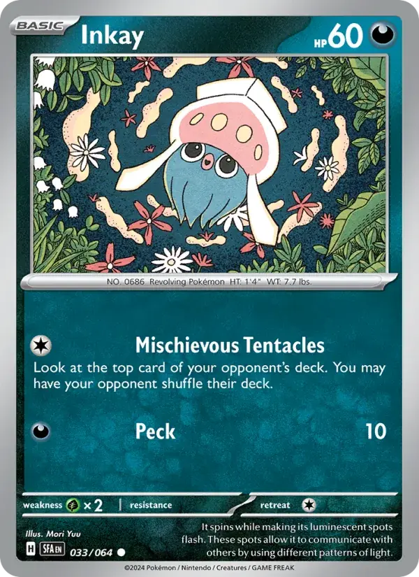 Inkay - 033/099 - Shrouded Fable