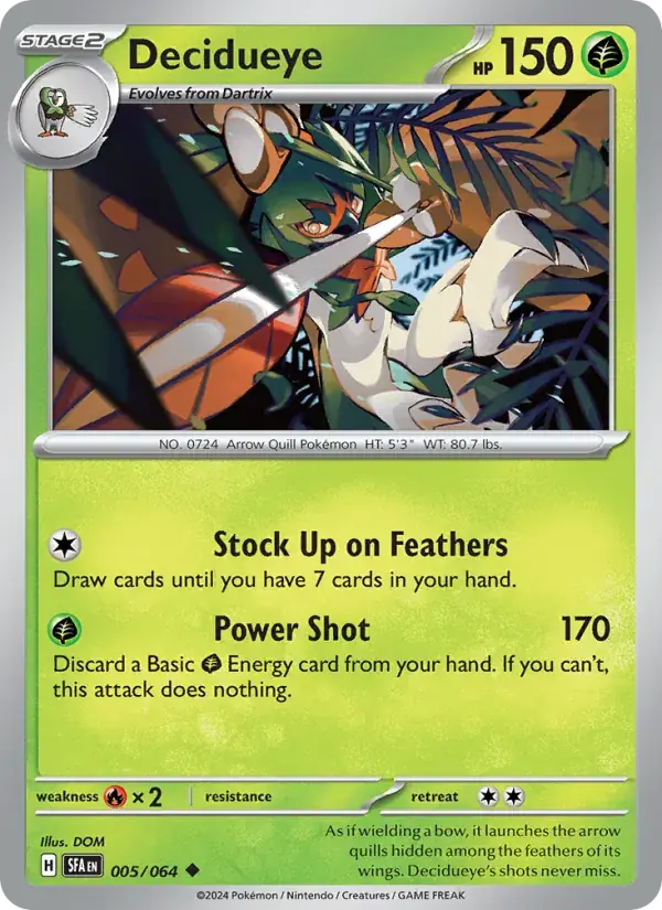 Decidueye - 005/099 - Shrouded Fable