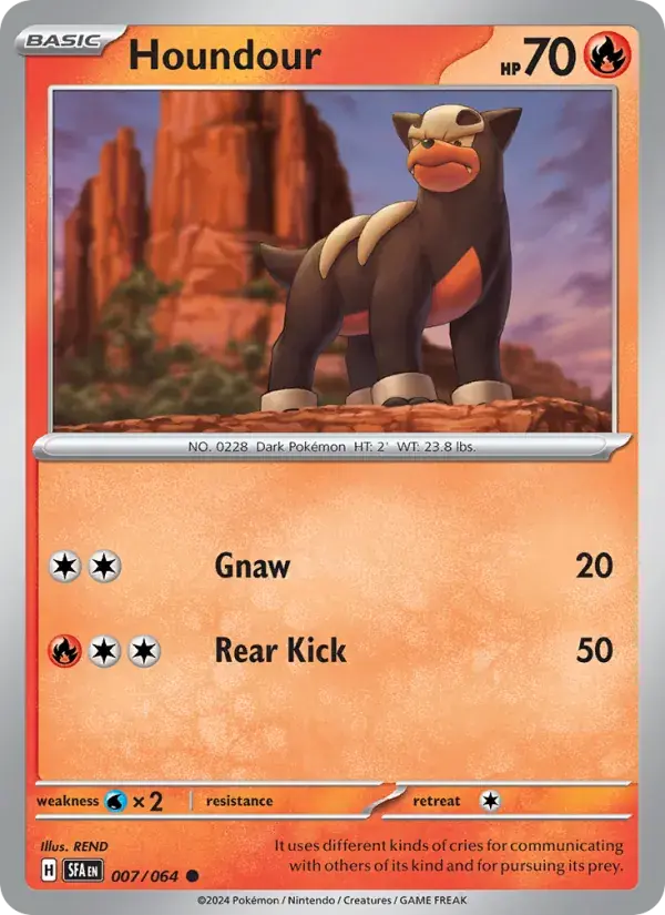 Houndour - 007/099 - Shrouded Fable