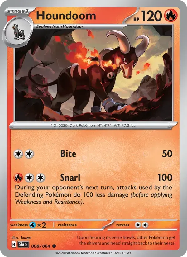 Houndoom - 008/099 - Shrouded Fable