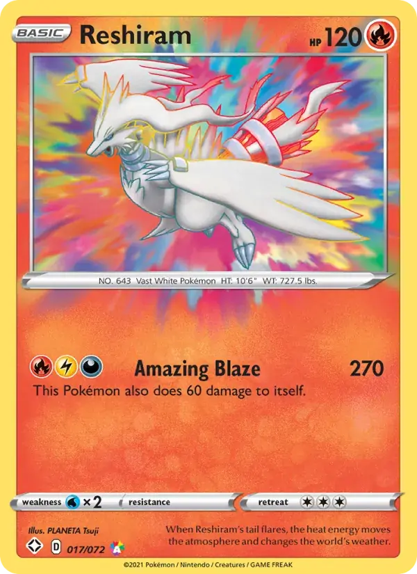 Reshiram - 17/73 - Shining Fates
