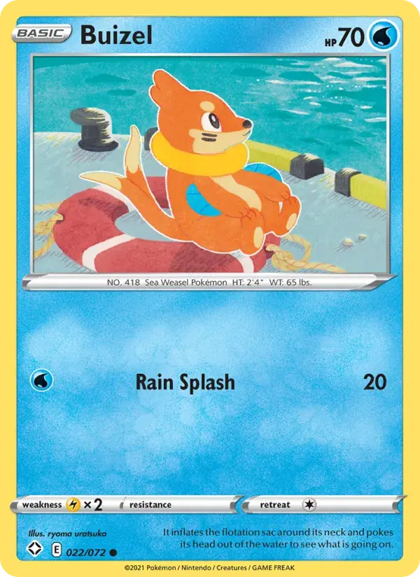 Buizel - 22/73 - Shining Fates