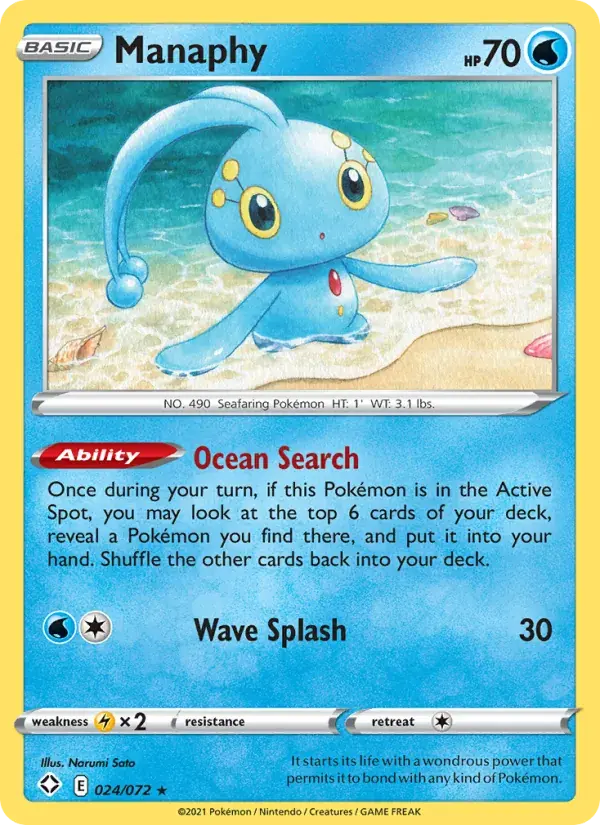 Manaphy - 24/73 - Shining Fates