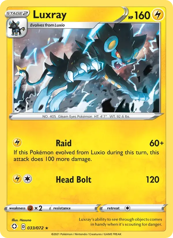 Luxray - 33/73 - Shining Fates