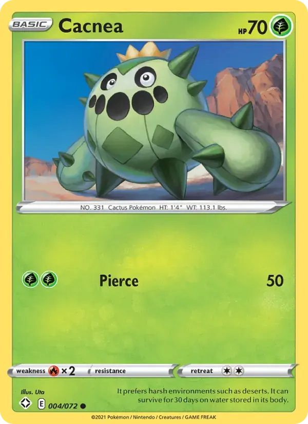 Cacnea - 4/73 - Shining Fates