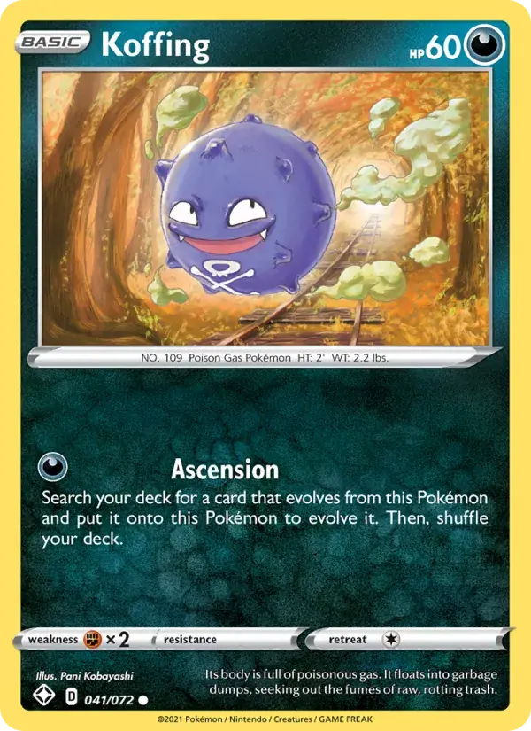 Koffing - 41/73 - Shining Fates
