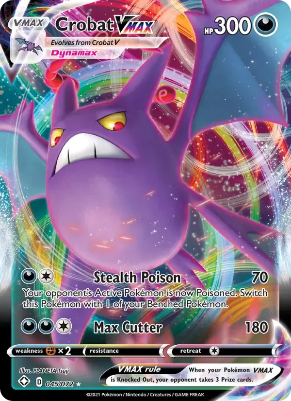 Crobat VMAX - 45/73 - Shining Fates
