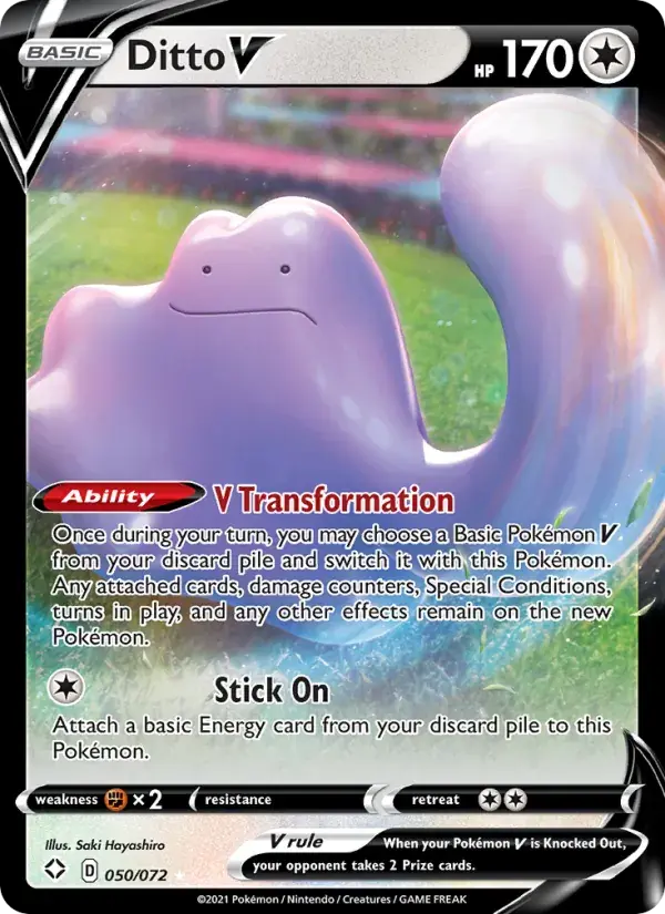 Ditto V - 50/73 - Shining Fates