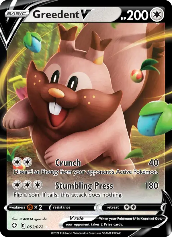 Greedent V - 53/73 - Shining Fates