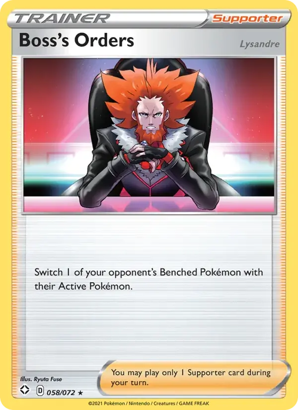 Boss's Orders (Lysandre) - 58/73 - Shining Fates