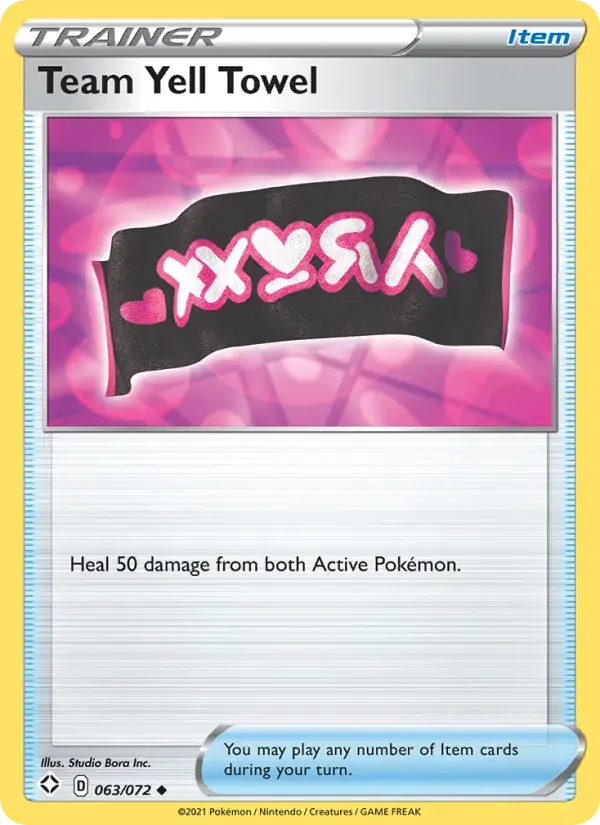 Team Yell Towel - 63/73 - Shining Fates