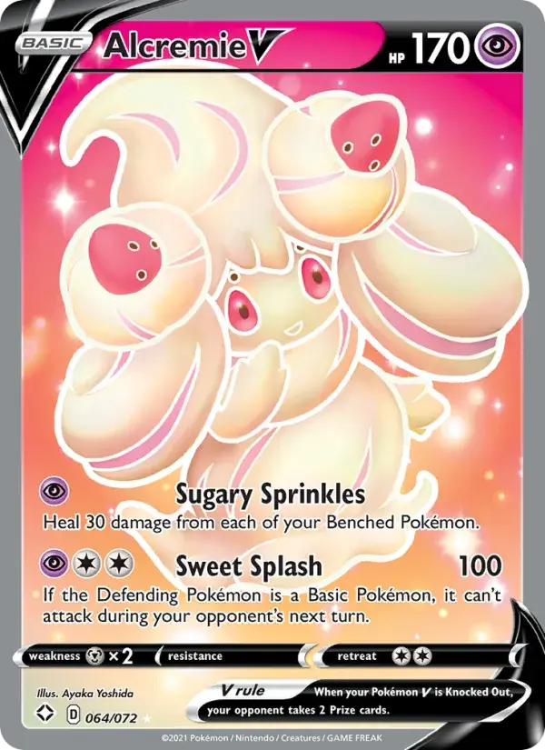 Alcremie V - 64/73 - Shining Fates