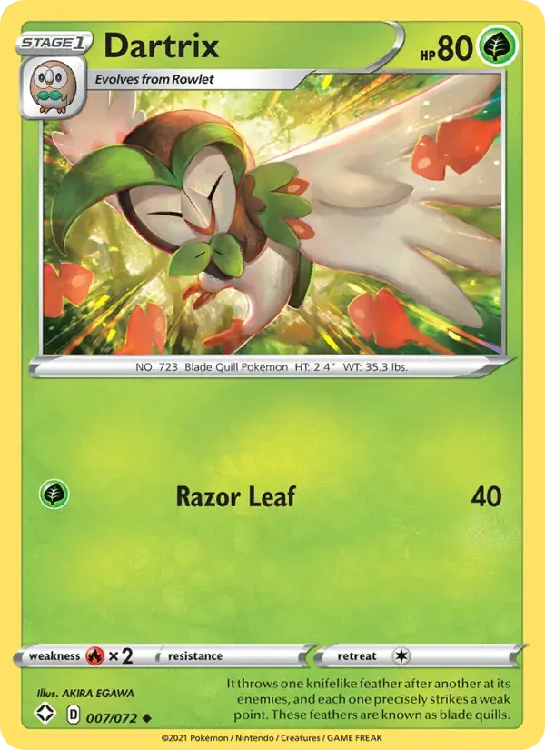 Dartrix - 7/73 - Shining Fates