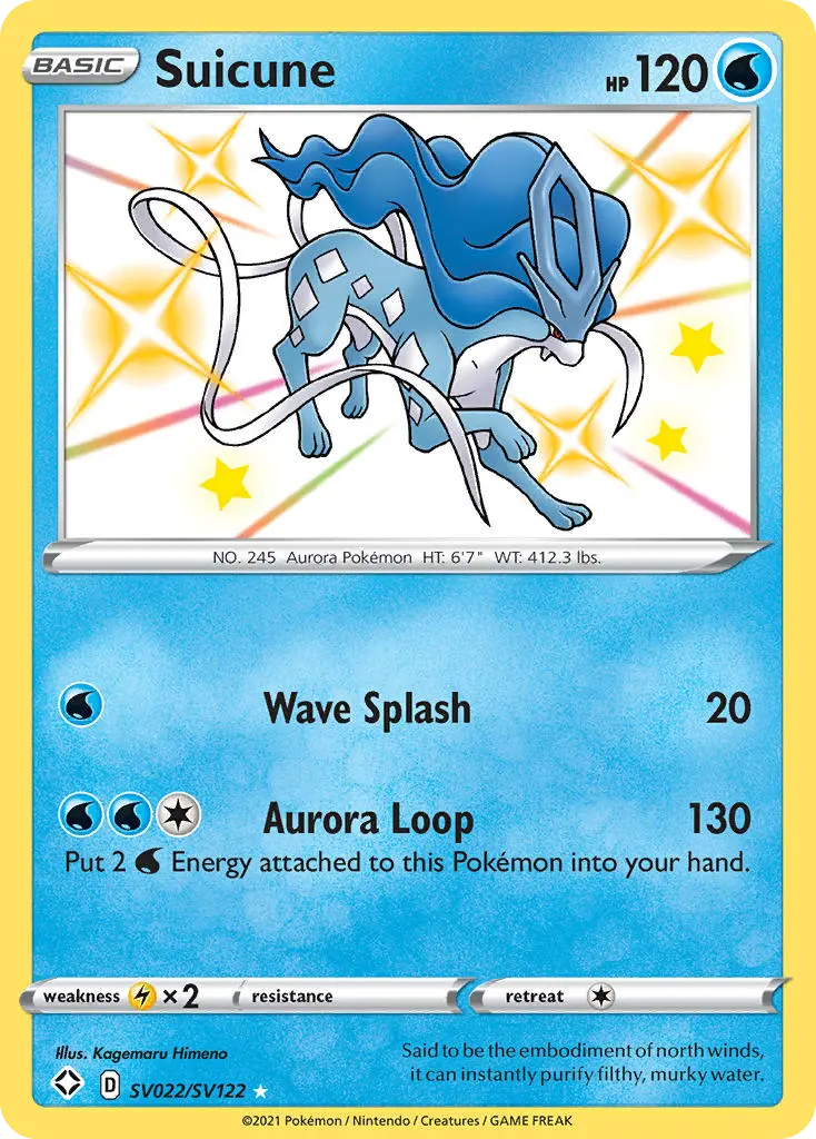 Suicune - SV022/73 - Destinées Radieuses