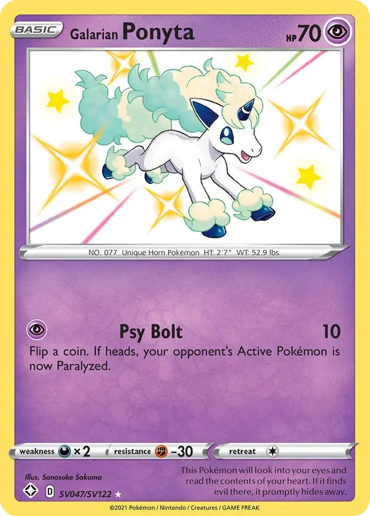 Ponyta de Galar - SV047/73 - Destinées Radieuses