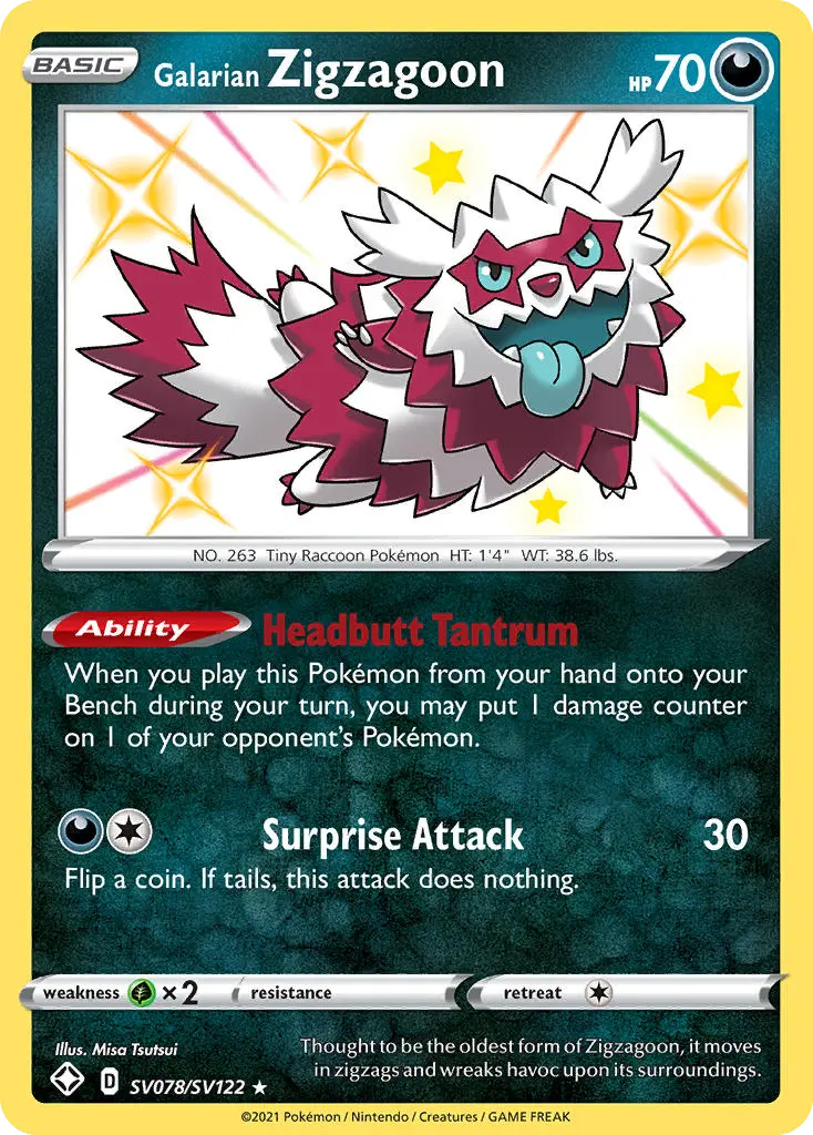 Zigzaton de Galar - SV078/73 - Destinées Radieuses